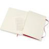 Блокнот MOLESKINE Classic Soft Large, нелинованный, красный