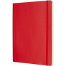 Блокнот MOLESKINE Classic Soft Large, нелинованный, красный