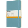 Блокнот MOLESKINE Classic Soft Pocket, линейка, голубой QP611B35