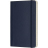 Блокнот MOLESKINE Classic Soft Pocket, линейка, синий сапфир