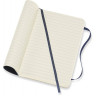 Блокнот MOLESKINE Classic Soft Pocket, линейка, синий сапфир
