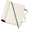 Блокнот MOLESKINE CLASSIC SOFT POCKET, линейка, зеленый