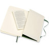 Блокнот MOLESKINE CLASSIC SOFT POCKET, линейка, зеленый