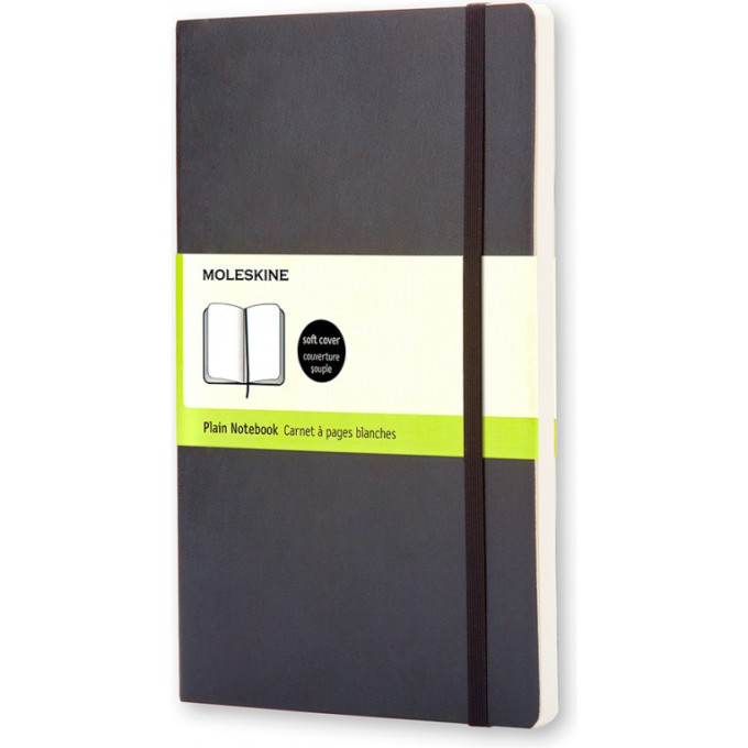 Блокнот MOLESKINE Classic Soft Pocket, нелинованный, чёрный