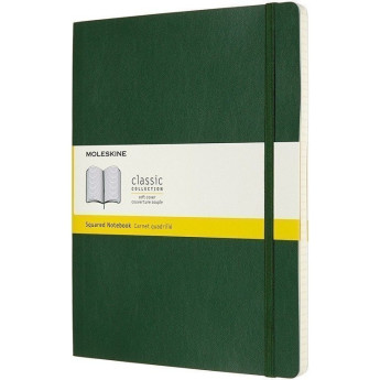 Блокнот MOLESKINE Classic Soft Pocket, нелинованный, зелёный