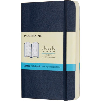 Блокнот MOLESKINE Classic Soft Pocket, пунктир, синий сапфир