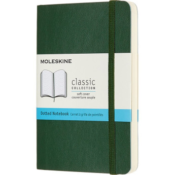 Блокнот MOLESKINE Classic Soft Pocket, пунктир, зелёный