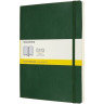 Блокнот MOLESKINE Classic Soft XLarge, клетка, зелёный QP622K15