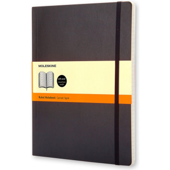 Блокнот MOLESKINE Classic Soft XLarge, линейка, черный