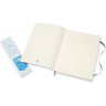 Блокнот MOLESKINE CLASSIC SOFT XLARGE, линейка, синий сапфир