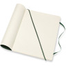 Блокнот MOLESKINE Classic Soft XLarge, линейка, зелёный