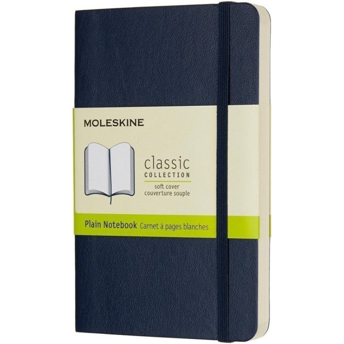 Блокнот MOLESKINE Classic Soft XLarge, нелинованный, синий сапфир