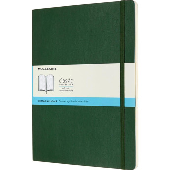 Блокнот MOLESKINE Classic Soft XLarge, пунктир, зелёный