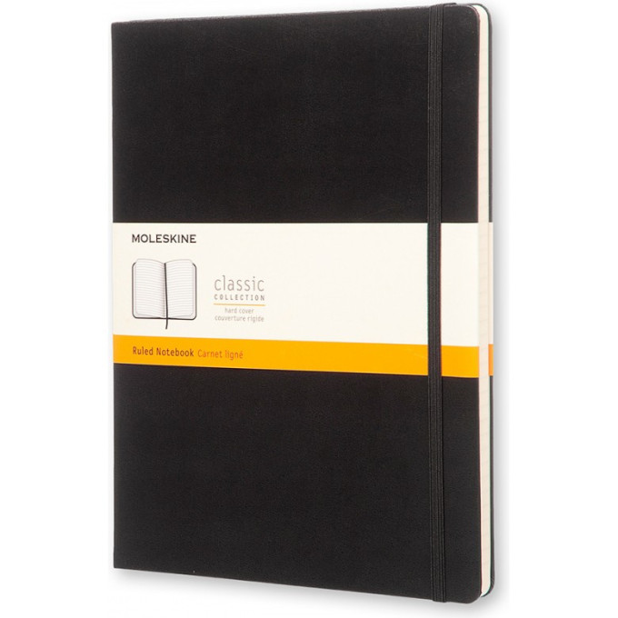 Блокнот MOLESKINE Classic XLarge, линейка, чёрный