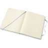 Блокнот MOLESKINE CLASSIC XLARGE нелинованный, голубая гортензия QP092B42