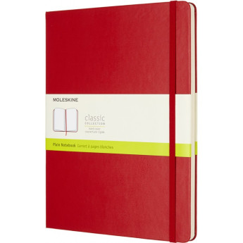 Блокнот MOLESKINE Classic XLarge, без линовки, красный