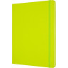 Блокнот MOLESKINE CLASSIC XLARGE нелинованный, лаймовый QP092C2