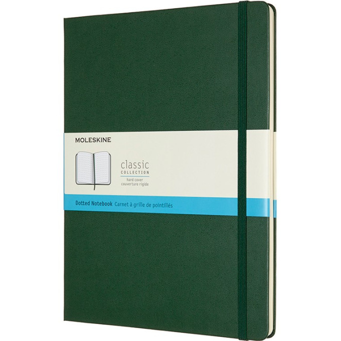 Блокнот MOLESKINE Classic XLarge, пунктир, зелёный