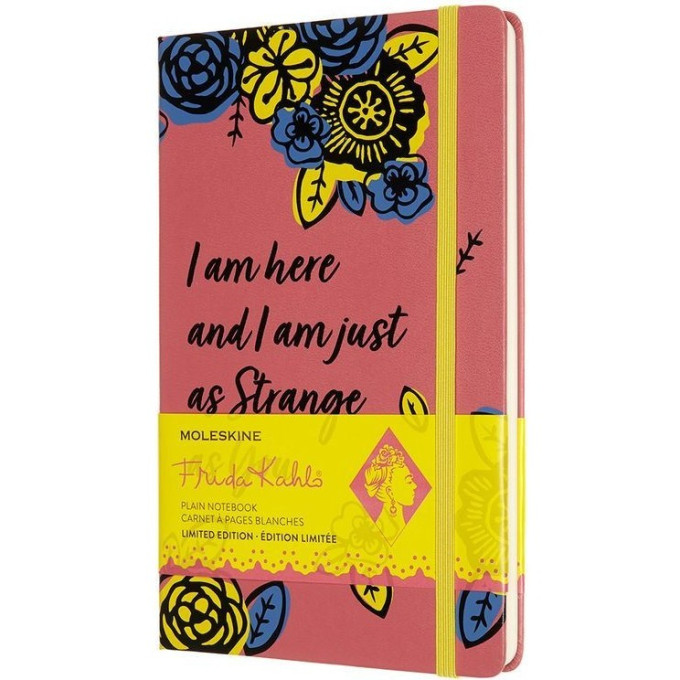 Блокнот MOLESKINE LE FRIDA KAHLO LARGE розовый LEFKQP062