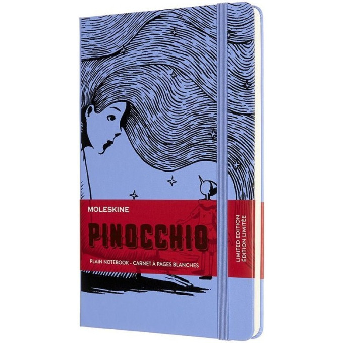 Блокнот MOLESKINE LE PINOCCHIO LARGE (фиолетовый/черный) LEPIQP062C