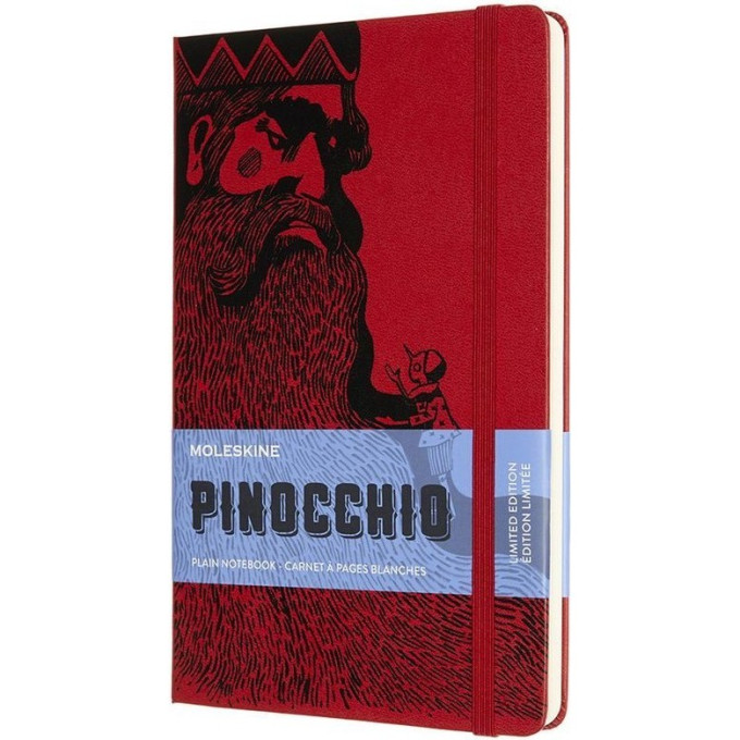 Блокнот MOLESKINE LE PINOCCHIO LARGE (красный/черный) LEPIQP062D