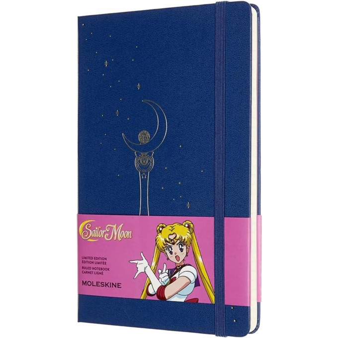 Блокнот MOLESKINE LE SAILOR MOON LARGE линейка, Sceptre LESRQP060A