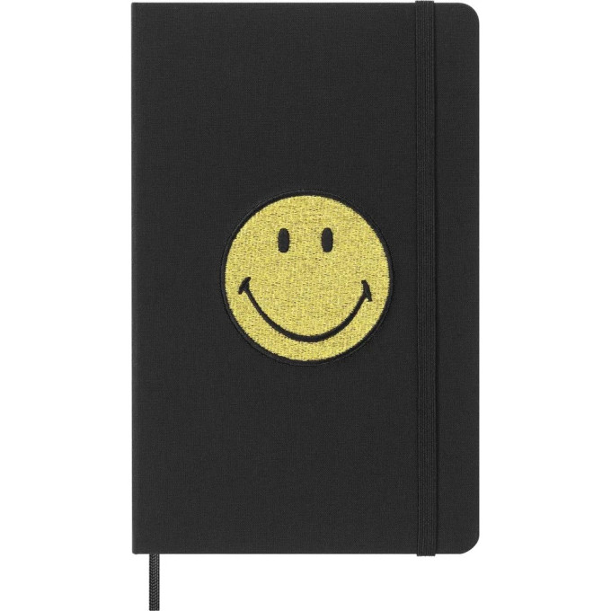 Блокнот MOLESKINE LE SMILEY LESMILEYNTBK LARGE 130х210мм черный