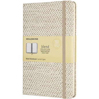 Блокнот MOLESKINE Limited Edition Blend 19, Large, в линейку, бежевый/белый