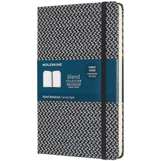 Блокнот MOLESKINE Limited Edition Blend 19 Large, линейка, черный/белый