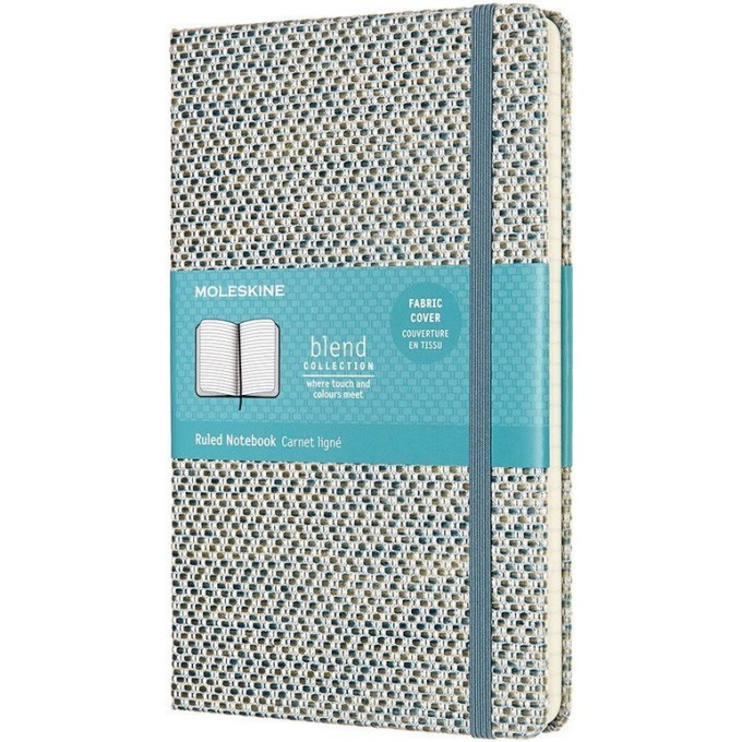 Блокнот MOLESKINE Limited Edition Blend 19 Large, линейка, синий/бежевый