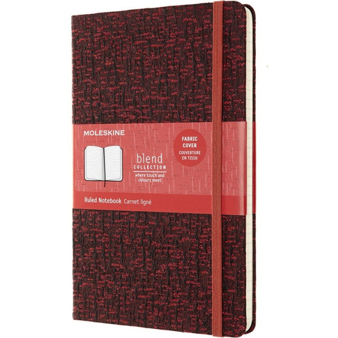 Блокнот MOLESKINE Limited Edition Blend Large, линейка, красный