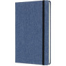 Блокнот MOLESKINE LIMITED EDITION DENIM LARGE , линейка, синий Antwerp blue LCDNB2QP060