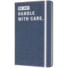 Блокнот MOLESKINE LIMITED EDITION DENIM NOTEBOOKS LARGE, линейка, Don`t Handle LCDNQP060D
