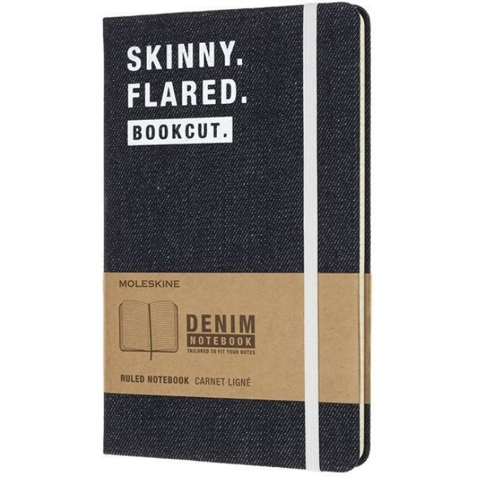 Блокнот MOLESKINE LIMITED EDITION DENIM NOTEBOOKS LARGE, линейка, Skinny LCDNQP060S