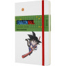 Блокнот MOLESKINE LIMITED EDITION DRAGONBALL LARGE, линейка, белый Goku LEDGQP060A