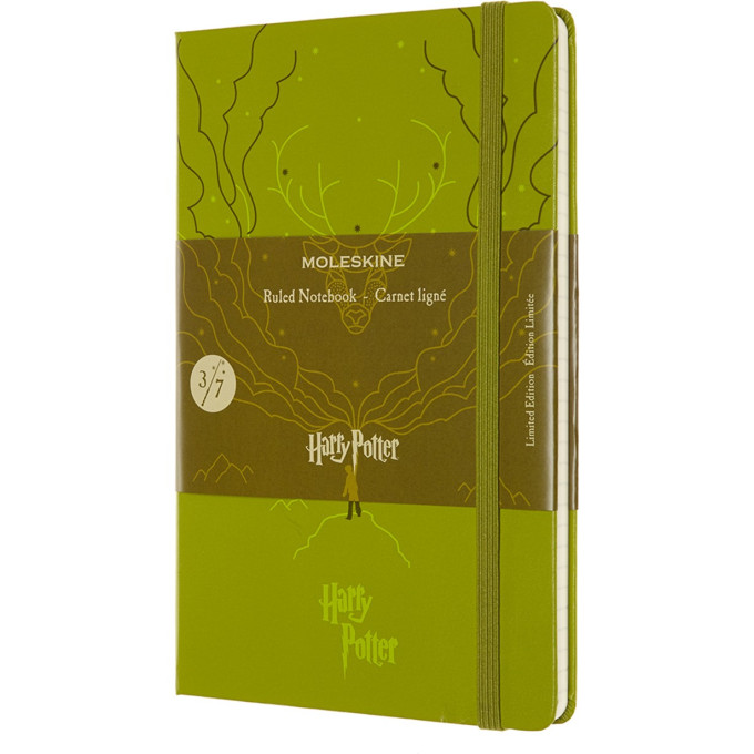Блокнот MOLESKINE LIMITED EDITION HARRY POTTER LARGE, линейка, светло-зеленый LEHP02QP060C