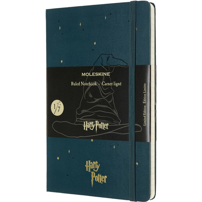 Блокнот MOLESKINE LIMITED EDITION HARRY POTTER LARGE, линейка, темно-зеленый LEHP02QP060A
