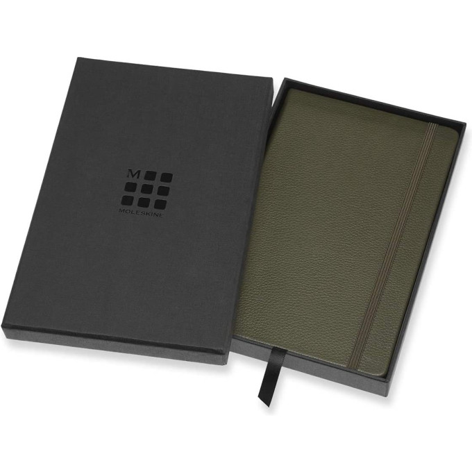 Блокнот MOLESKINE LIMITED EDITION LEATHER LARGE, линейка, темно-зеленый LCLH31K6BOX