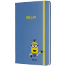 Блокнот MOLESKINE LIMITED EDITION MINIONS LARGE, линейка, голубой LEMI01QP060B29