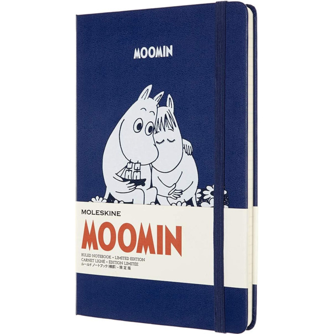 Блокнот MOLESKINE LIMITED EDITION MOONIM, линейка, синий LEMOOQP060B