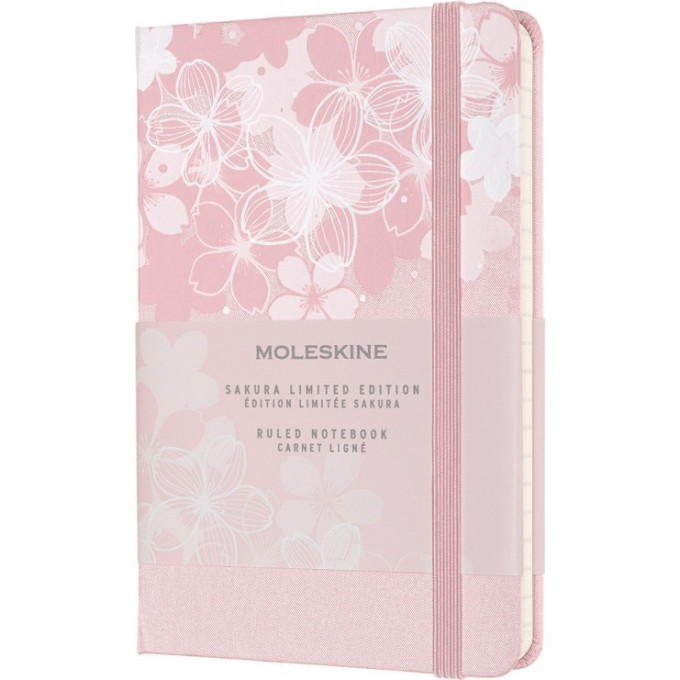 Блокнот MOLESKINE LIMITED EDITION SAKURA POCKET линейка, розовый LESU03MM710