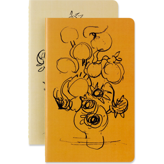 Блокнот MOLESKINE LIMITED EDITION VAN GOGH MUSEUM SKQP316VANGOGH, линейка, бежевый (2шт)