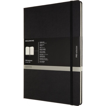 Блокнот MOLESKINE Professional A4, линейка, чёрный