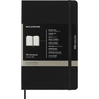 Блокнот MOLESKINE Professional Large, линейка, чёрный