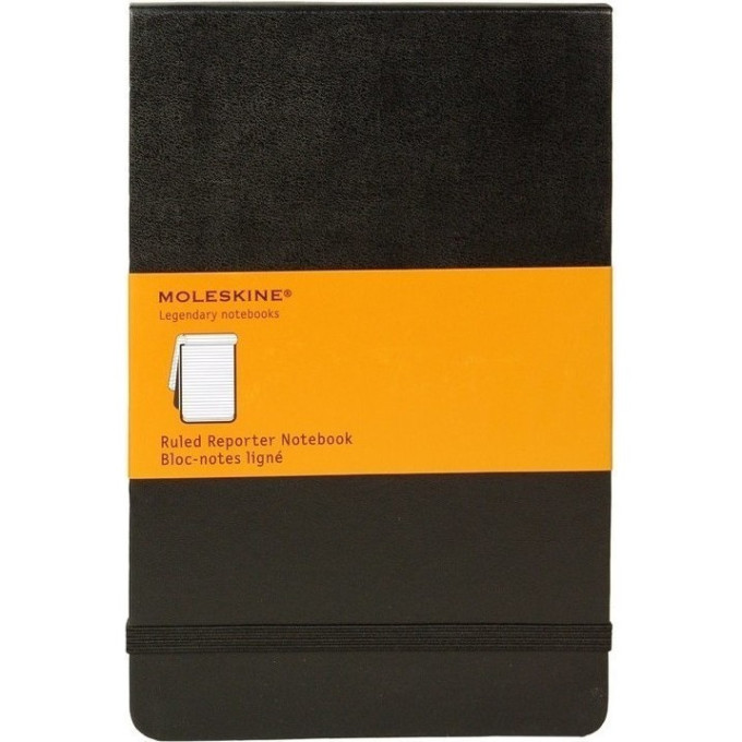 Блокнот MOLESKINE Reporter Soft Pocket, нелинованный, 9×14 см, чёрный