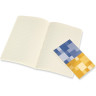 Блокнот MOLESKINE VOLANT LARGE, нелинованный, синий/желтый янтарный QP723B41M17