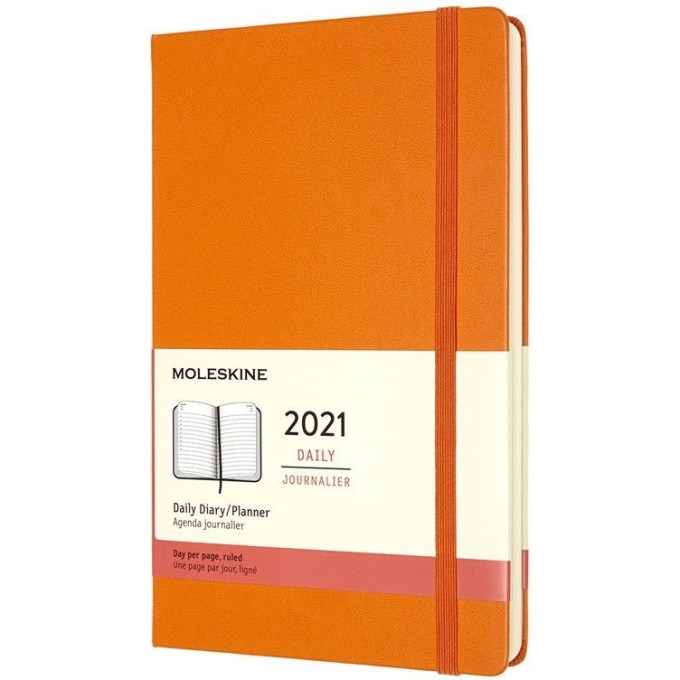 Ежедневник MOLESKINE CLASSIC LARGE 21 (оранжевый) DHN112DC3