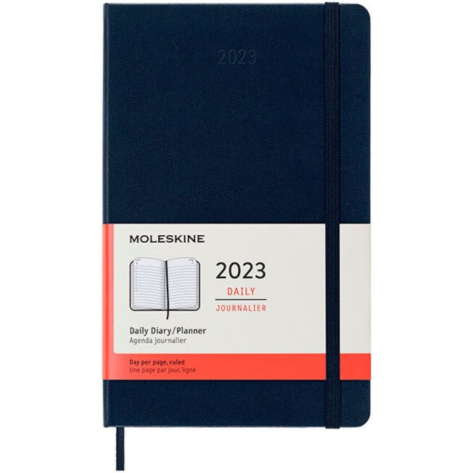 Ежедневник MOLESKINE CLASSIC LARGE 21 (синий сапфир) DHB2012DC3-1
