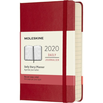 Ежедневник MOLESKINE Classic Pocket, красный, датированный