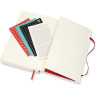 Ежедневник MOLESKINE CLASSIC SOFT LARGE 21 (красный) DSF212DC3-1